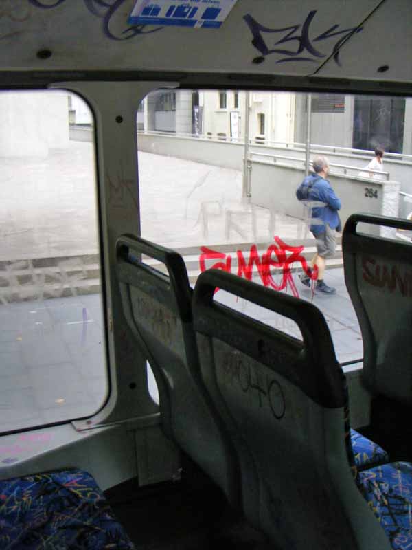 Sydney Buses graffiti